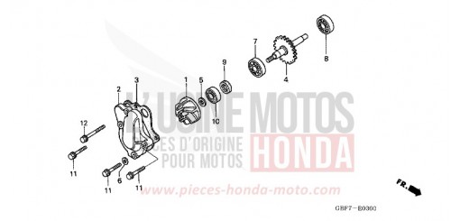 POMPE A EAU CR85RB4 de 2004